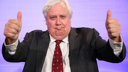 Mining tycoon and MP Clive Palmer. (AAP)