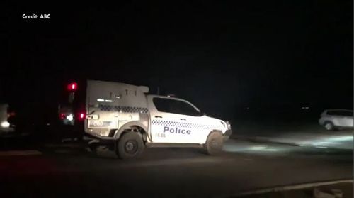 More than 150 police officers searched through the night to locate the escapees. Picture: ABC.