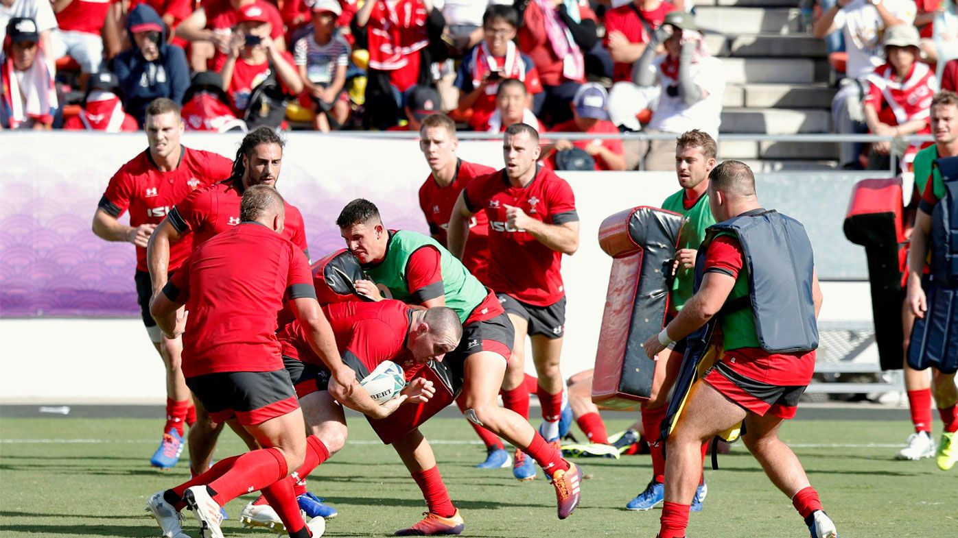 Wales train in Japan ahead of the RWC