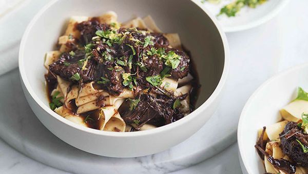 Agrodolce beef cheeks with pappardelle - 9Kitchen