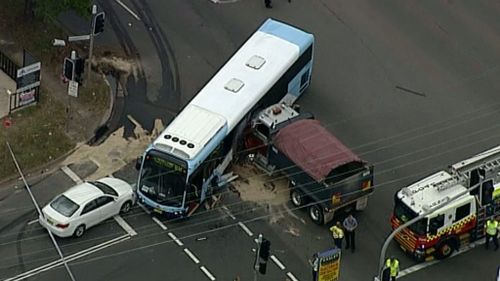 Victoria Street is closed at Market Street and traffic is being diverted into O'Connell Street. (9NEWS)