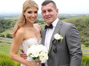 Greg Bird with new wife, Beccy.