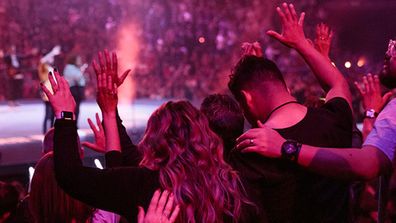 Most Hillsong church services draw hundreds, if not thousands, of congregants.