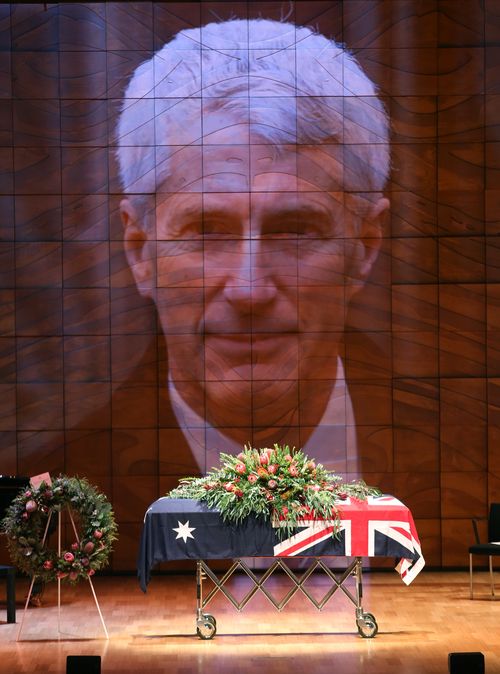 The service was held at the Melbourne Recital Centre. (AAP)