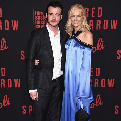 Joely Richardson and Micheál Richardson attend the Red Sparrow New York Premiere at Alice Tully Hall.