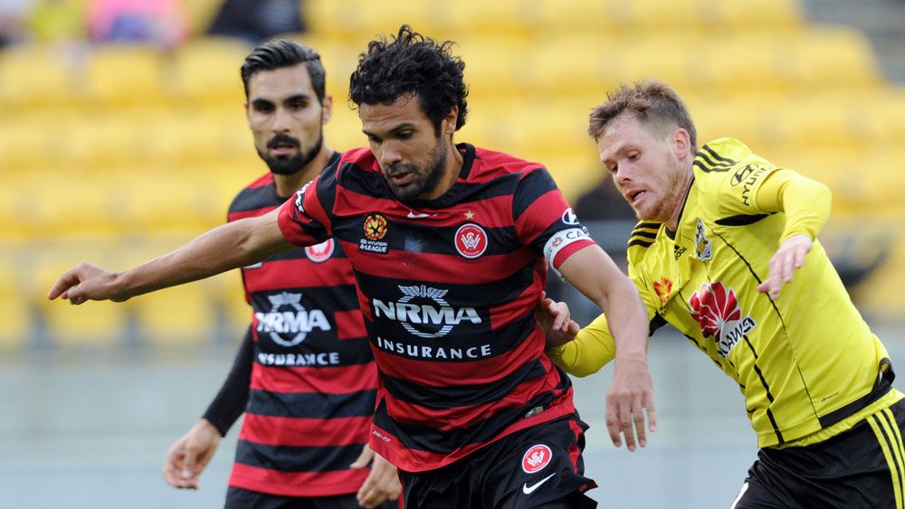 Nikolai Topor-Stanley appears to have played his final match for the Wanderers. (AAP)