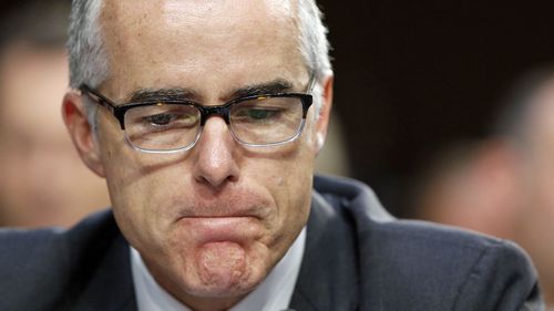 FBI Deputy Director Andrew McCabe is leaving his position ahead of a previously planned retirement this spring. (AAP)