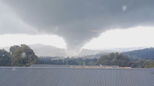 The tornado ripped through the region near Bathurst. 