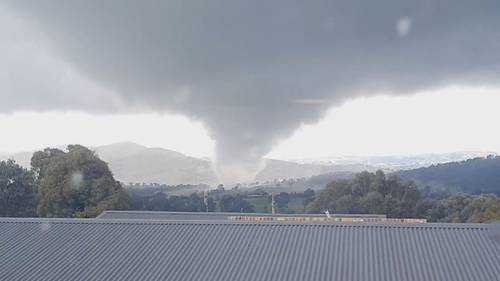 La tornade a ravagé la région près de Bathurst. 