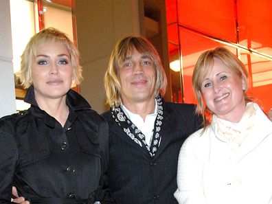 Sharon Stone, Michael Stone and Kelly Stone attend GUCCI 2007 Holiday Campaign To Benefit UNICEF at Gucci on November 17, 2007 in Beverly Hills, CA.