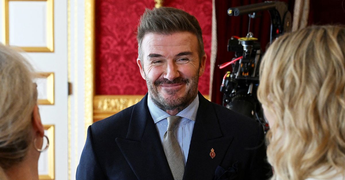 'Truly humbling': David Beckham receives knighthood