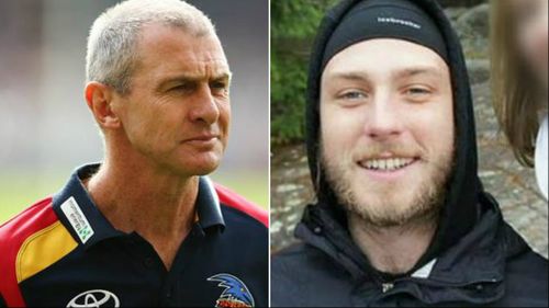 Phil Walsh (left) and his son Cy.