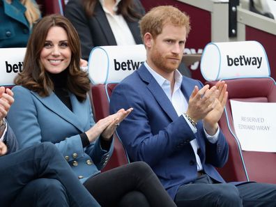 Kate Middleton and Prince Harry in 2017