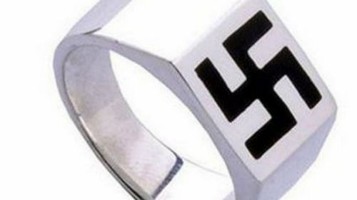 Sears came under fire for these swastika-emblazoned rings. (Supplied)