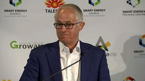 Mr Turnbull is speaking at an energy forum in Sydney.