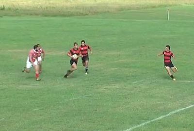 <b>An Arkansas State University rugby player has become an internet sensation after pulling off an incredible flick-pass round-the-back dummy.</b><br/><br/>In the footage, scrumhalf Michael Baska collects the ball, lures in the defence, feints to flick the ball out of his right hand but instead, passes it round his back and into his left hand.<br/><br/>The move, which left fans hollering, set up teammate Joshua Nearman to cross for a try against local rivals, University of Arkansas.  <br/><br/>The American's crazy trick ranks among some of the world’s best dummy moves.