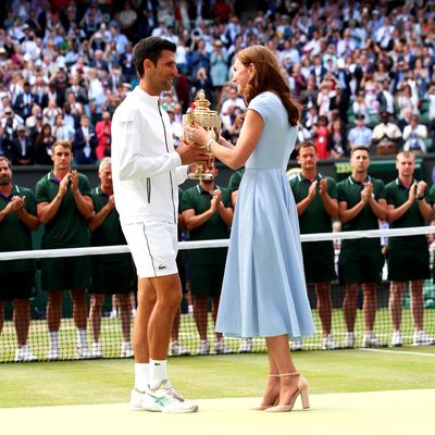 Kate Middleton and Novak Djokovic