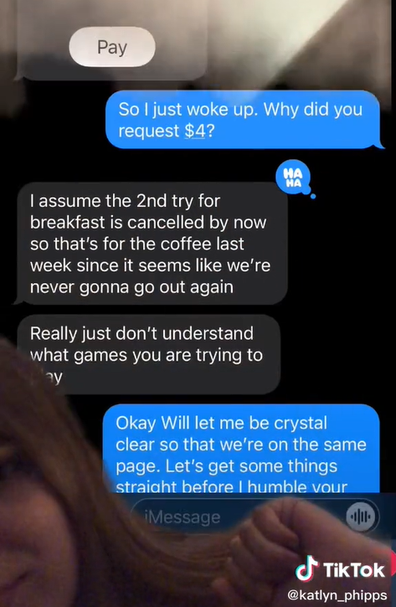 TikToker calls out man for requesting $4 via Apple Pay after saying he'd pay for their coffee date