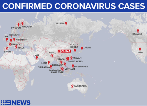 China's deadly coronavirus has spread around the world.