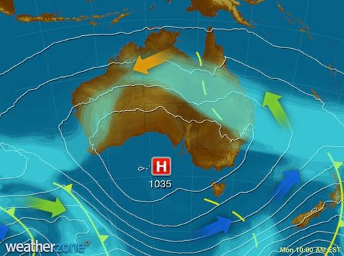 A widespread rainfall event is expected to hit Queensland on Wednesday. Image: Weatherzone