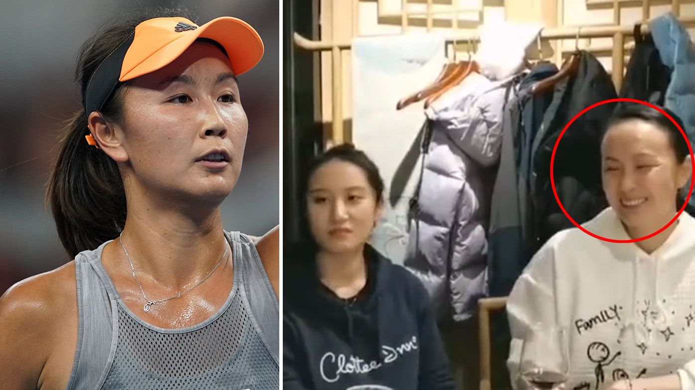 WTA still 'concerned' despite Chinese state media releasing new vision of missing tennis star Peng Shuai