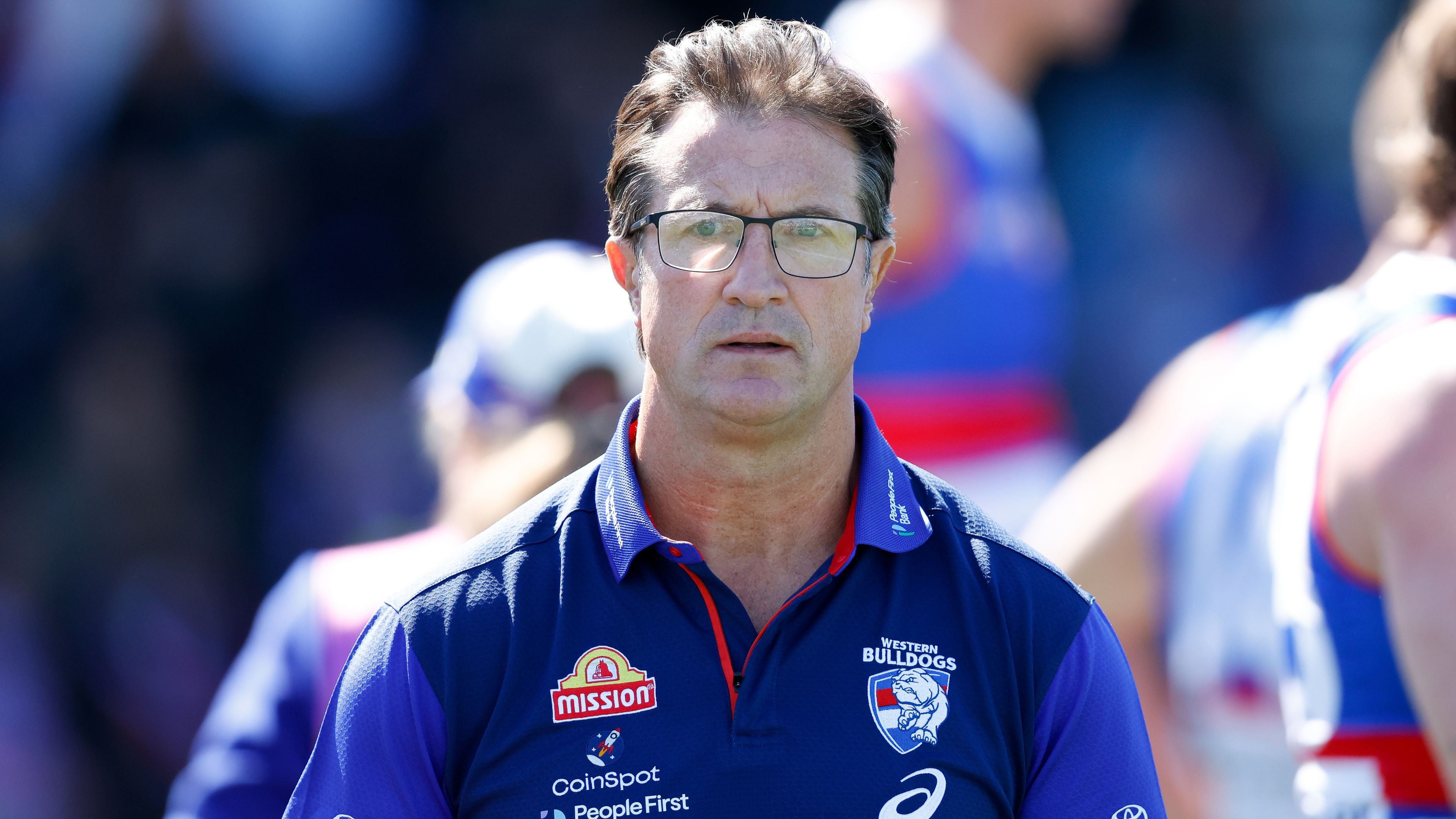 Luke Beveridge is under fire.