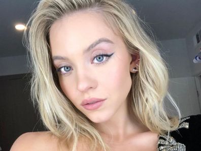 Actress Sydney Sweeney spotted at AFL game in Sydney