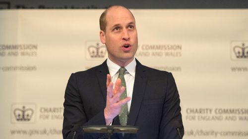 Prince William delivers charity speech