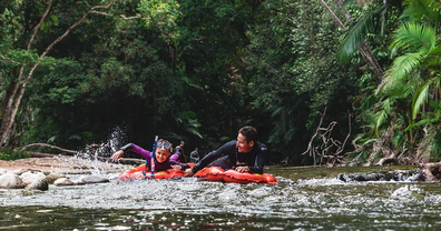 River drift snorkelling tour of Daintree Rainforest