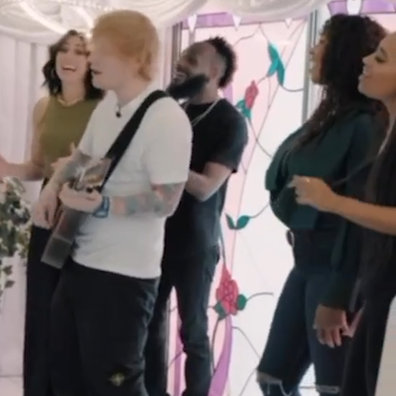 Ed Sheeran crashes wedding