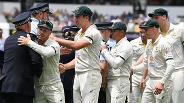 During day one of the First Test match between Australia and South Africa at The Gabba on December 17, 2022 in Brisbane, Australia. 