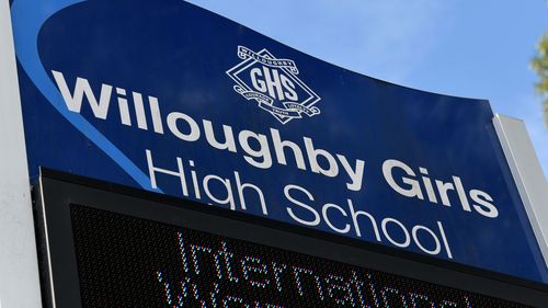 Willoughby Girls High School has been closed after a 12-year-old year 7 pupil was confirmed as having coronavirus.