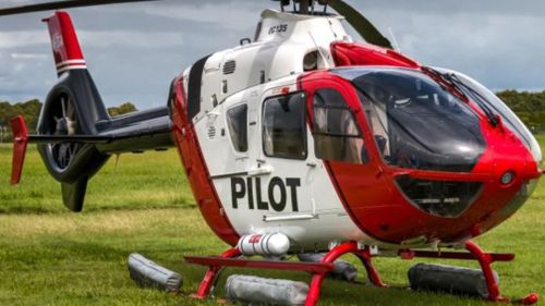 The helicopter pilot was forced to ditch his aircraft (similar to the above pictured) in the early hours of this morning. (Supplied/file image)