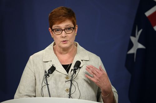 Foreign Affairs Minister Marise Payne.
