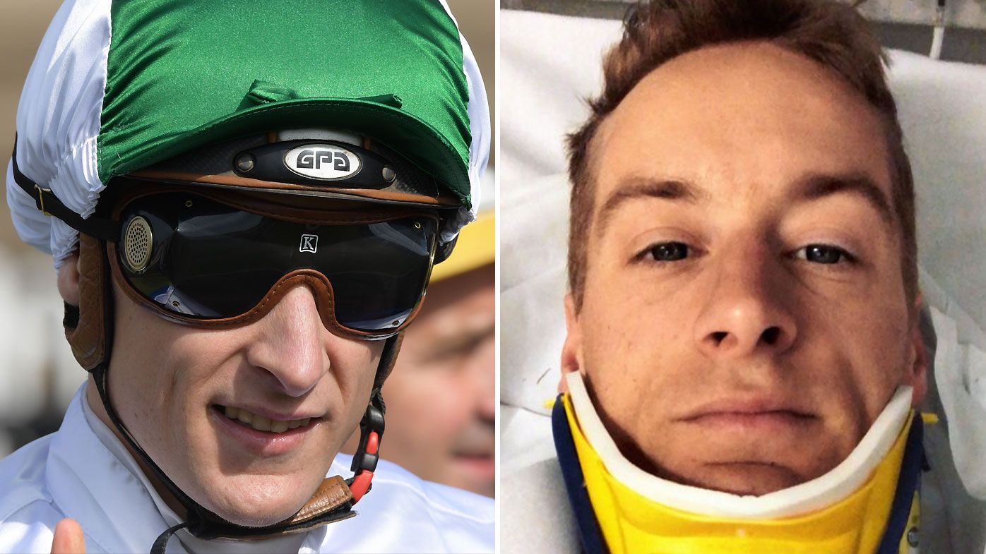 Star jockey Blake Shinn fractures vertebrae in horror fall at Randwick barrier trials