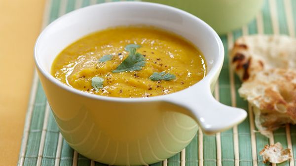 Roasted carrot and parsnip soup