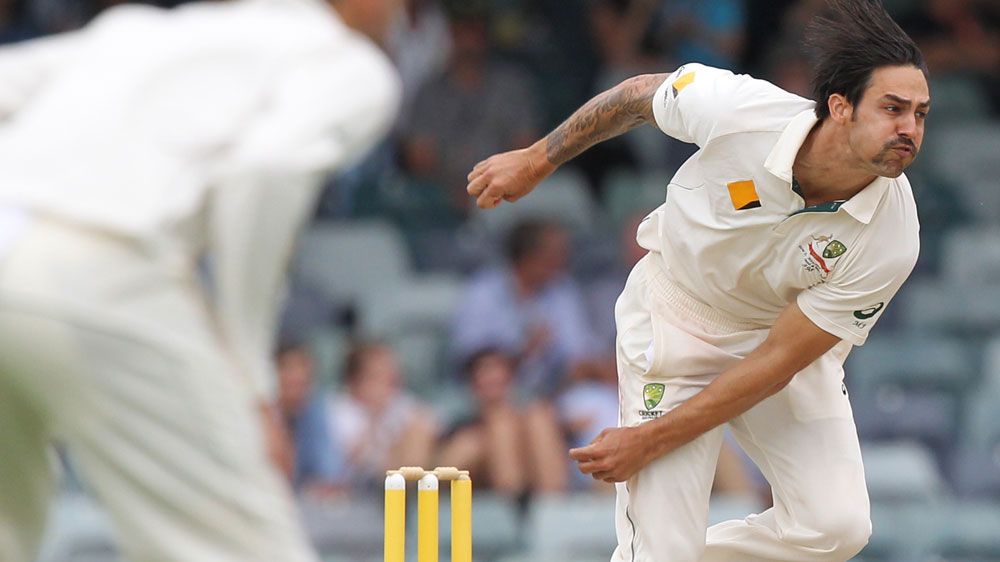 Recently retired left-arm quick, Mitchell Johnson. (AAP-file)