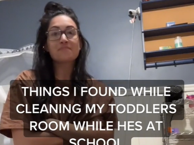 TikTok mum stunned by random items she finds in toddler's room.