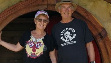 Paul Harris, 70, is trying to get home from New Zealand to Perth with partner Kellie-Jane Pritchard.