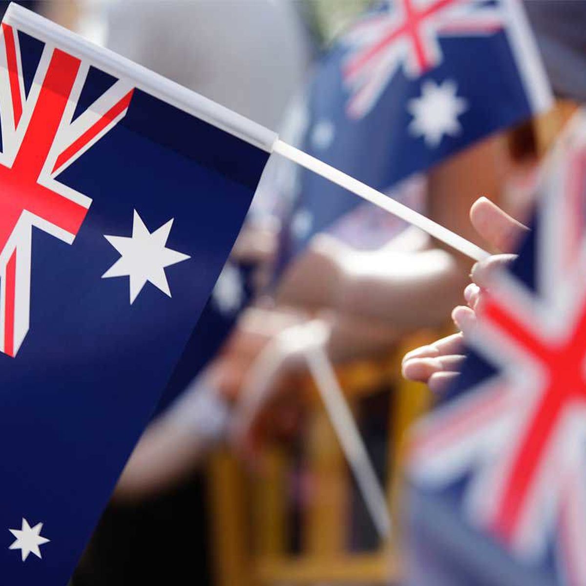 Australian Australia Day Flag Thongs Stock Image - Image of symbol