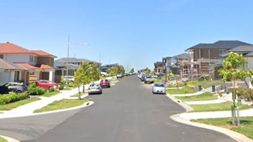 A child was hit by a car on a quiet residential street in Oran Park.