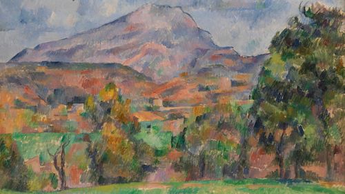 Paul Cezanne painted Mont Sainte-Victoire 