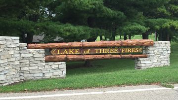 The beach at Lake of Three Fires State Park in Taylor County will be closed temporarily to swimmers, after a rare life-threatening infection of the brain was confirmed in a visitor who recently went swimming there.