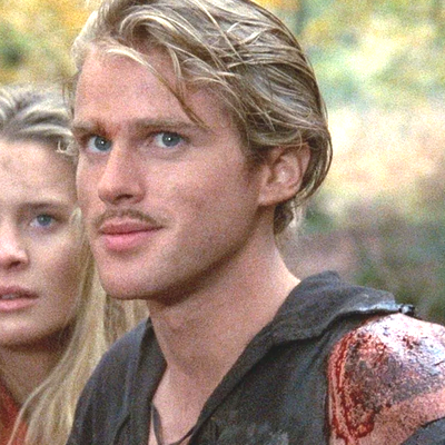 Cary Elwes as Westley: Then
