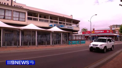 A sickening one punch attack outside a South Australian pub has left a 26-year-old man in hospital.