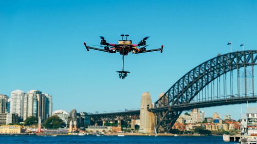 Drone to capture Sydney fireworks to broadcast across globe in world first