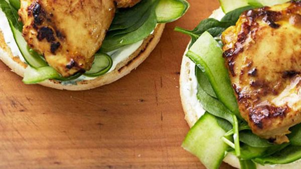 Satay Chicken Burgers