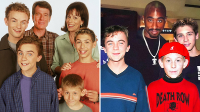 Malcolm in the Middle Fake Photo with Tupac 