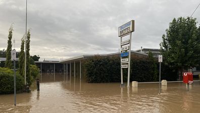 The Queensland town of Inglewood has been inundated with floodwaters.