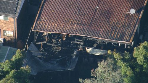 Intense fire incinerated a two-level home in Padstow Heights.